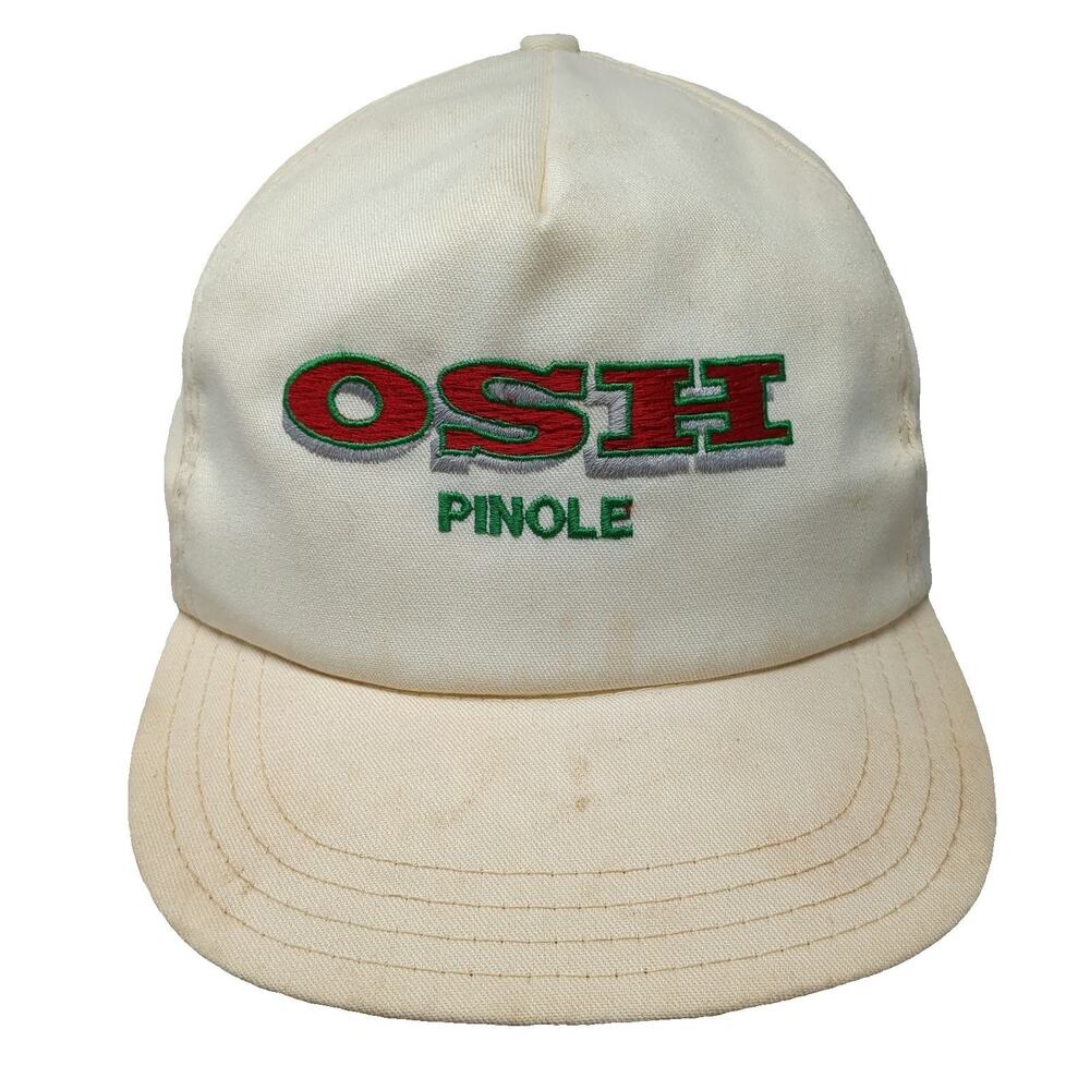 Paramount 5 Panel Beige Hat One Size OSH Pinole California Made in USA Slideback